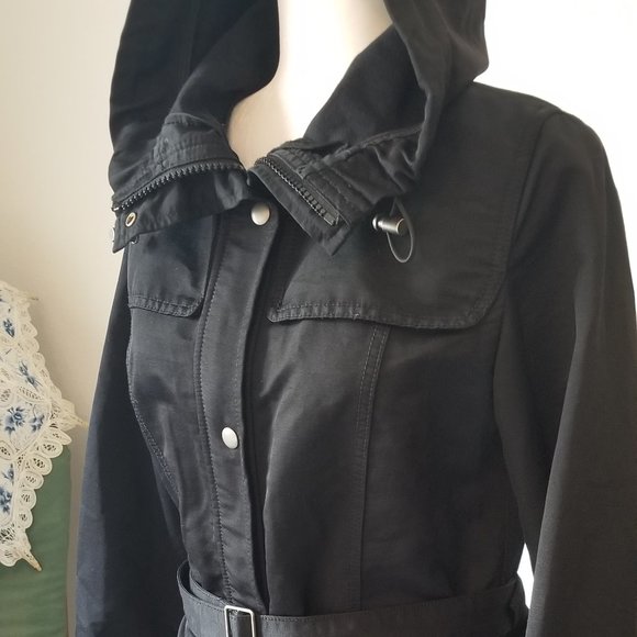 2/$68๐3/$81 J.Crew Hooded Trench Coat - Picture 2 of 8